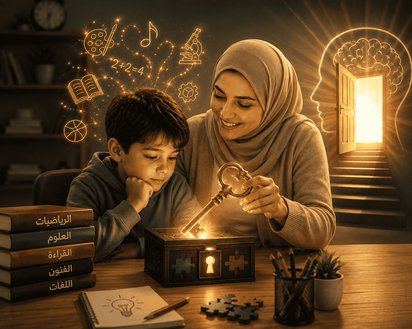 ابنك ليس ضعيفاً.. ربما فقط لم نكتشف مفتاح عقله بعد!